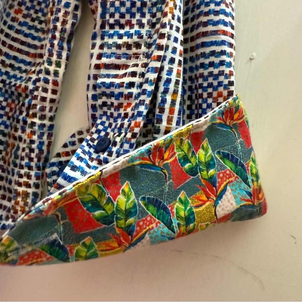 Mens ROBERT GRAHAM Multicolored Button-Up Shirt • XL Excellent Condition - Picture 11 of 12